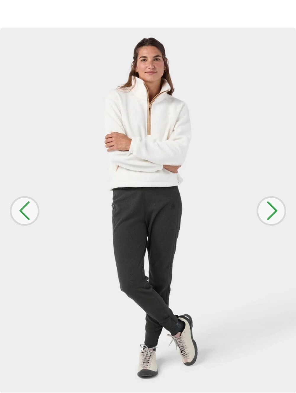Stio Womens Turpin Fleece Pant Sweatpants Large Gray Abyss